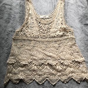 ••• lovely lace tank •••